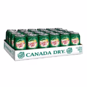 Oraginal Canada Dry Ginger Ale 16 Fl Oz (355 Ml) Wholesale / Min Order 1 Pallet