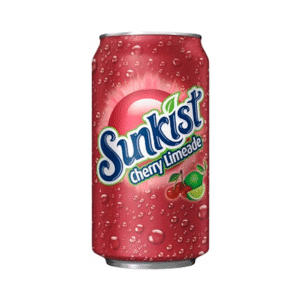 Sunkist Cherry Limeade Soda 355ml / Min Order 1 Pallet